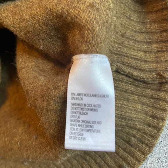 Black Brown 1826 Brown Wool Blend Elbow Patched Sweater Size XL - Picture 6 of 10